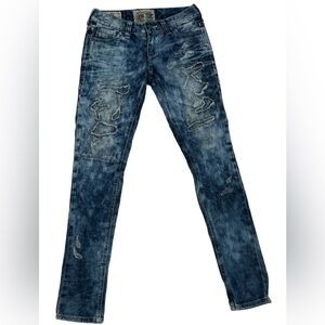 AFFLICTION Raquel Skinny Stretch Jean sz 27